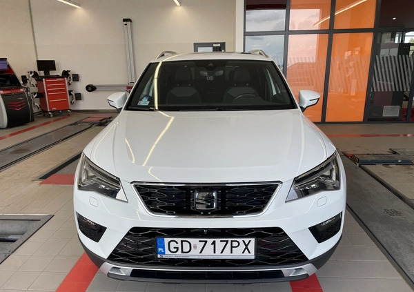 Seat Ateca cena 99999 przebieg: 82428, rok produkcji 2017 z Gdańsk małe 781